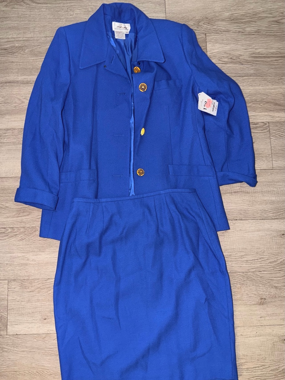 Worthington Bright Royal Blue Girls' Formal Dress and Jacket Set
